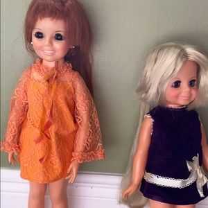 Vintage Chrissy and Velvet Dolls